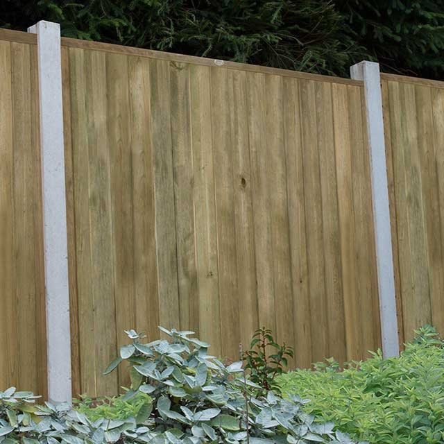 6ft High Forest Vertical Tongue and Groove Fence Panel - Pressure ...