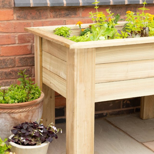 6 x 2 (1.8m x 0.7m) Forest Large Kitchen Garden Planter - Pressure ...