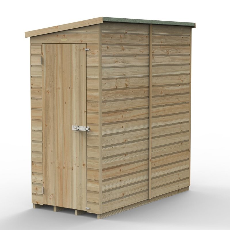 Forest Beckwood 6x3 Windowless Pent Shed - elbec garden buildings