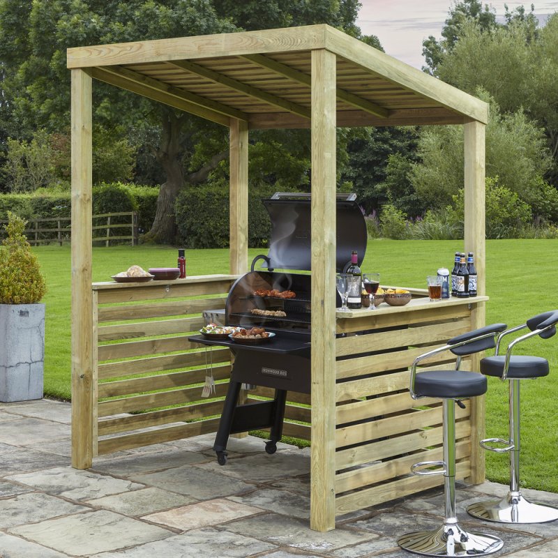 Rowlinson Bondi Barbecue Shelter - Shade and Style for Your Outdoor Cooking
